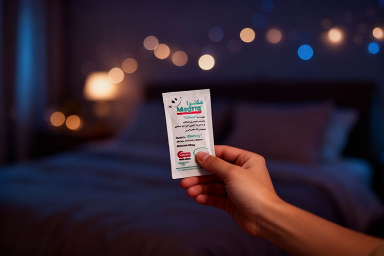 مصرف پودر مگترا قبل از خواب برای آرامش و بهبود کیفیت خواب